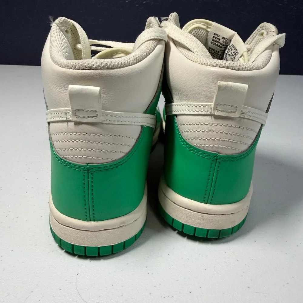 Nike‎ Dunk High 5.5Y Phantom Stadium Green Leather Sneakers DB2179-105